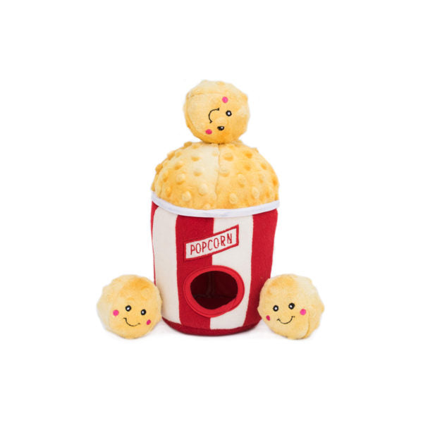 Zippy Paws Zippy Burrow Popcorn Bucket - Durable & Fun Popcorn Container for Movie Nights, Parties, and Pet Snacks - Perfect for Home Theater, Camping, and Outdoor Events