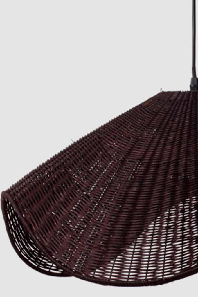 Bronte Rattan Pendant Light - Natural Woven Rattan Ceiling Lamp for Boho Home Decor | Perfect for Dining Room, Bedroom & Patio Lighting