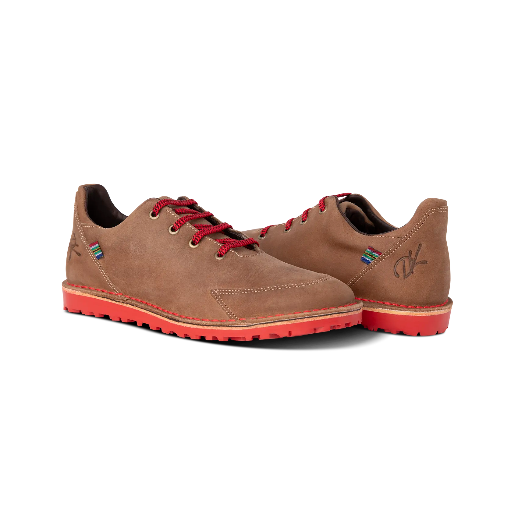 Veldskoen Men's Loft Golf Shoes with Red Sole - Comfortable & Durable Spikeless Golf Shoes for Walking Course - Perfect for Golf, Casual Wear & Outdoor Activities