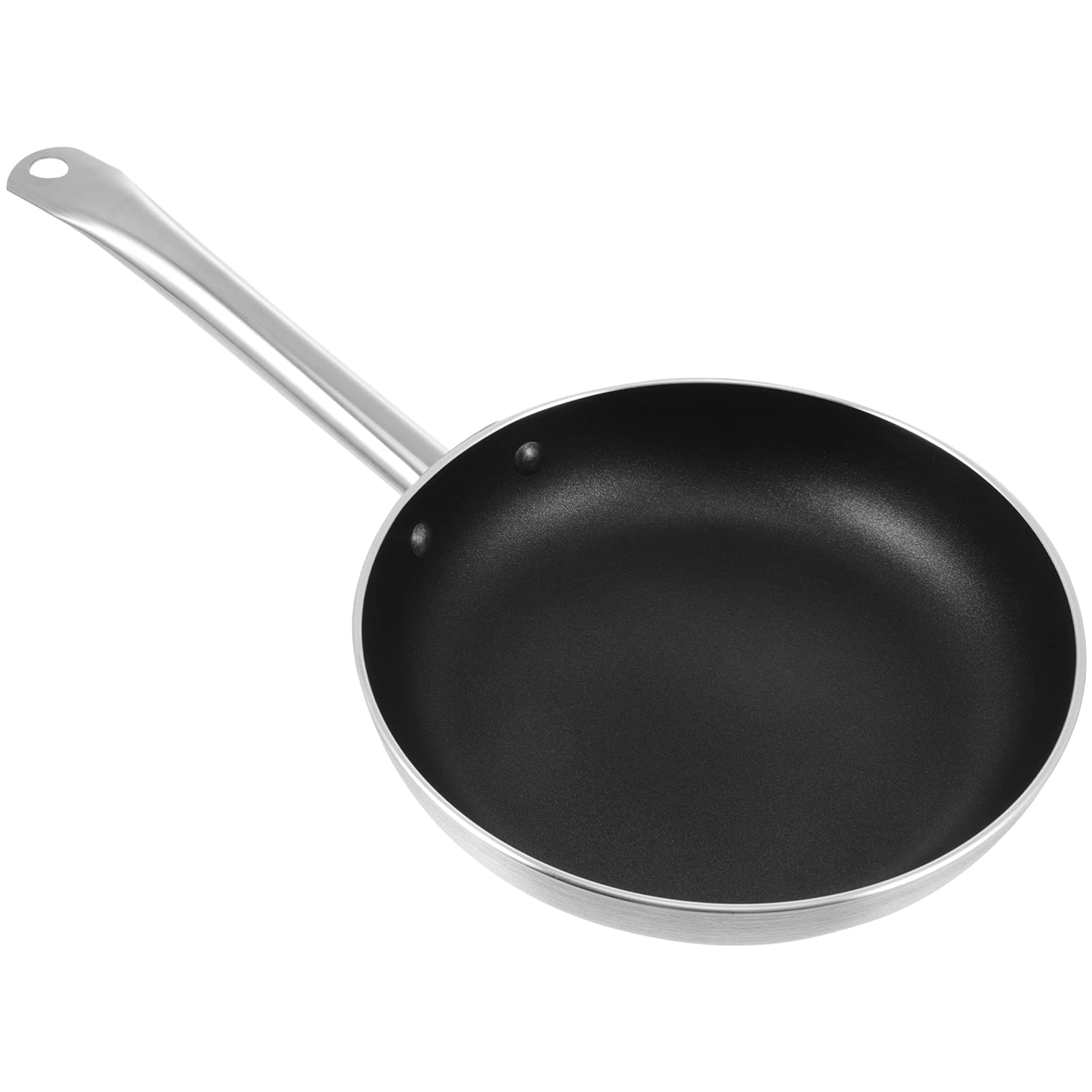 Hemoton 20cm Aluminum Alloy Nonstick Frying Pan - Induction Compatible Wok with Long Heat-Resistant Handle for Stir Frying, Sautéing & Cooking on Gas, Electric & Induction Stovetops - Perfect for Asian Cuisine, Home Kitchen & Restaurant Use