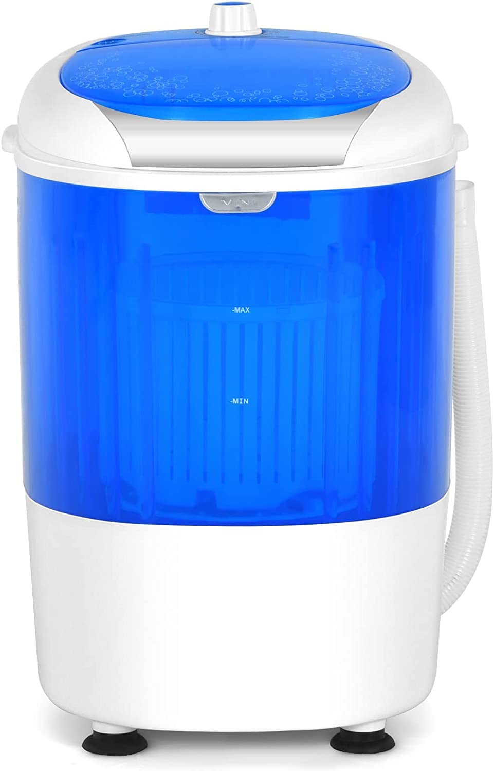 Portable Mini Washing Machine 1.6 Cu.ft Compact Washer - Blue | Perfect for Apartments, Dorms, RVs & Small Spaces | Energy Efficient & Quiet Operation