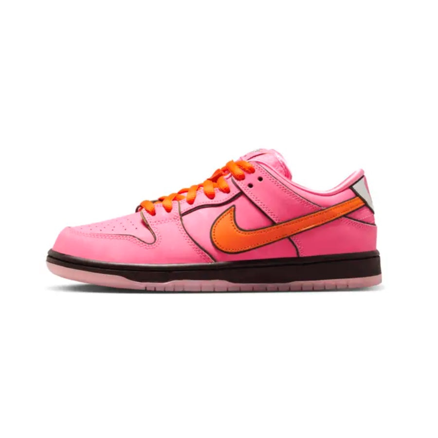 Nike SB Dunk Low TD The Powerpuff Girls Blossom Lotus Pink Sneakers - Girls' Casual Skate Shoes for Streetwear & Fashion (Perfect for School, Skateboarding, and Daily Wear)