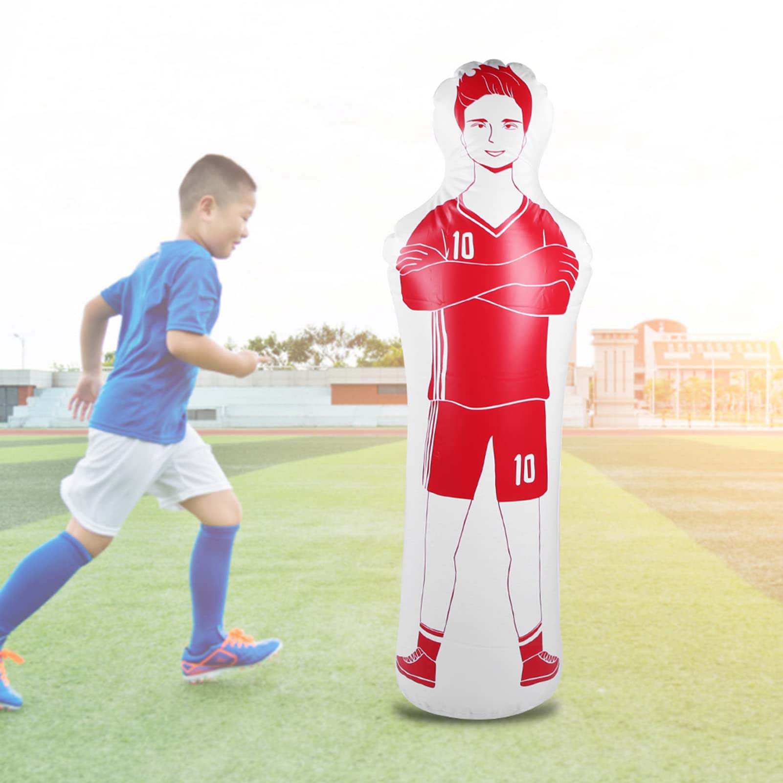 Inflatable Football Tackling Dummies - 0.35m PVC Training Equipment for Youth Football & Basketball Practice, Boxing Bag for Wall Drills | Perfect for Team Sports, Solo Training, and Defense Skill Development