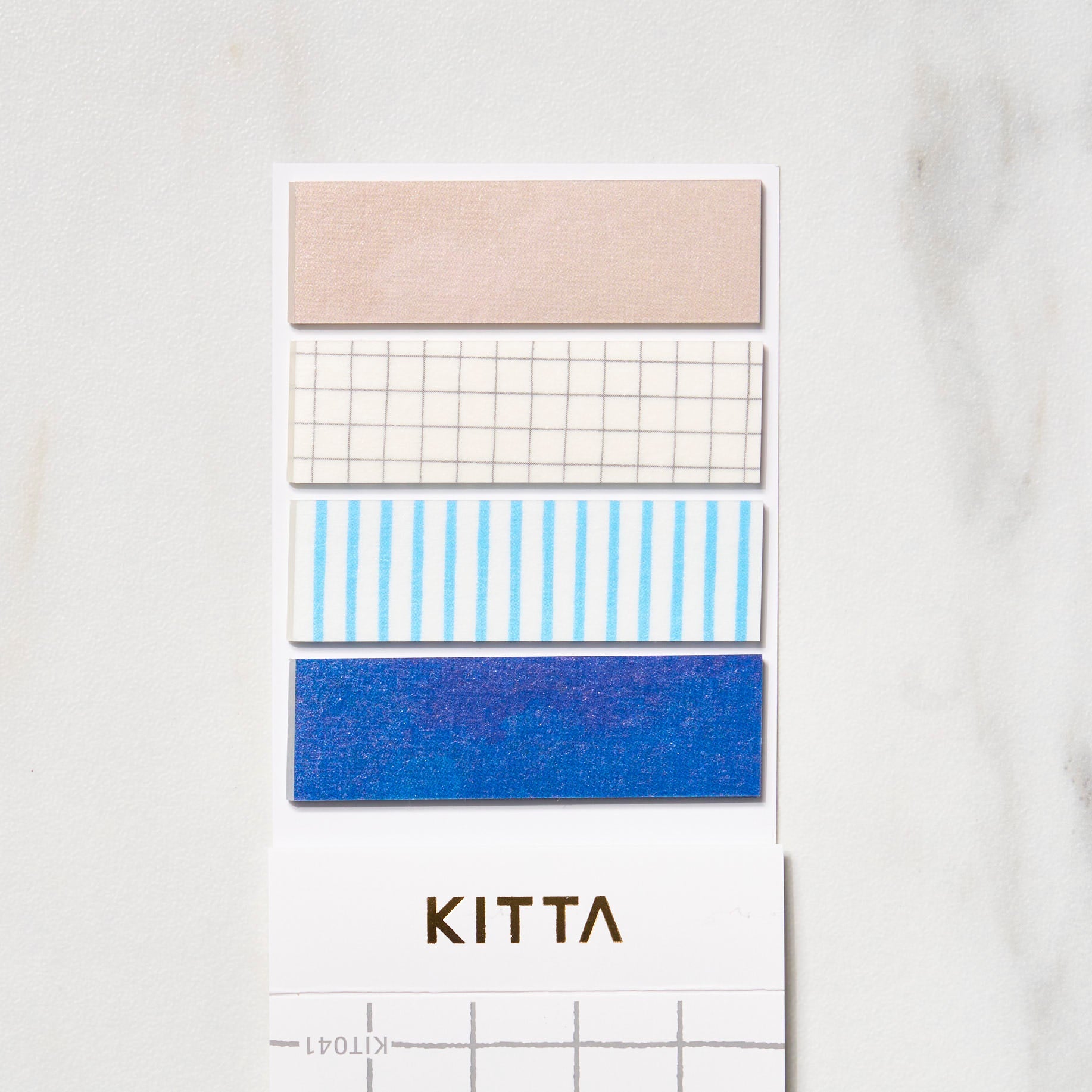 KITTA Basic 3/6 Masking Tape Stickers Set - 15mm Washi Tape for Journaling, Scrapbooking & Office Organization - KING JIM Premium Stationery for DIY Crafts, Bullet Journals & Gift Wrapping