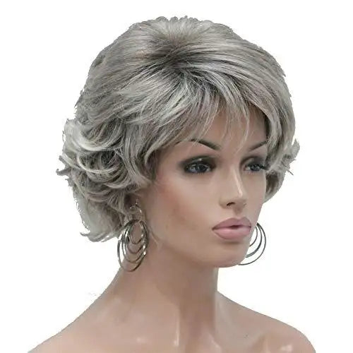 Short Layered Pre-Styled Synthetic Wig for Women - Heat Resistant & Natural Look - Perfect for Cosplay, Daily Wear & Special Occasions