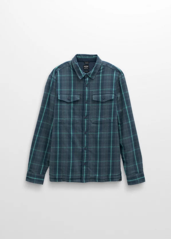 Premium Men's Copper Skies Lined Flannel Shirt - Soft & Warm Plaid Flannel for Fall & Winter - Perfect for Outdoor Camping, Hiking & Casual Wear