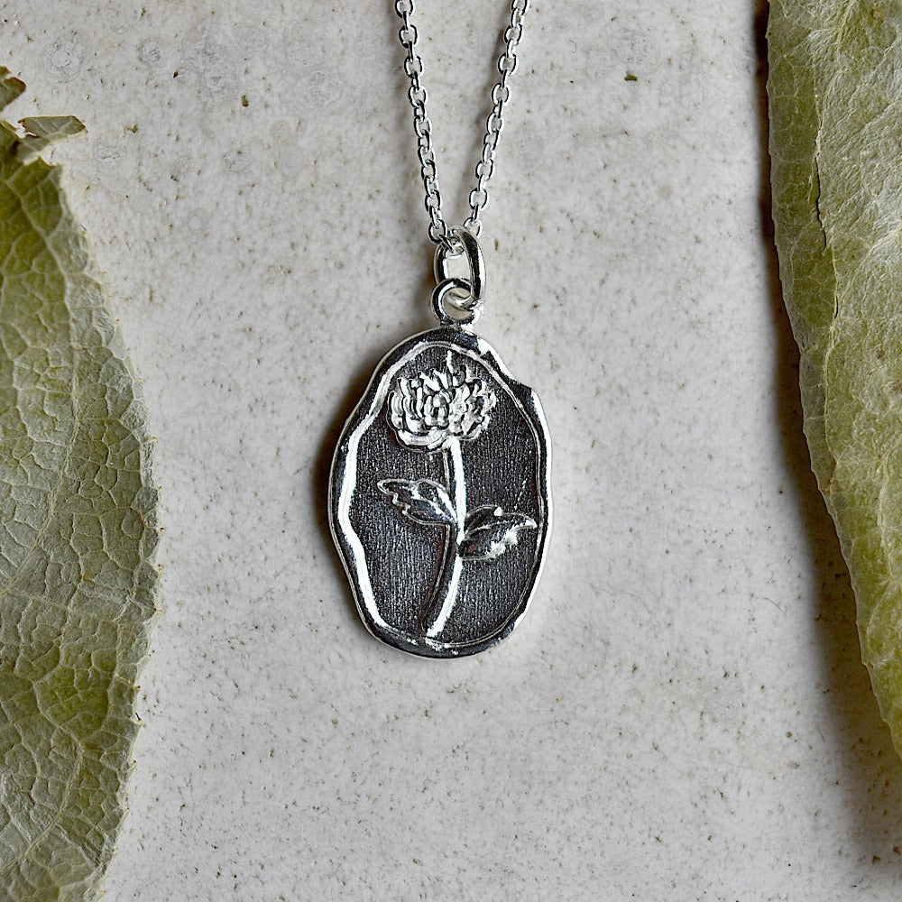 Flower of the Month Charm Necklace - Birth Month Floral Pendant Jewelry for Women - Perfect Gift for Birthday, Anniversary & Special Occasions