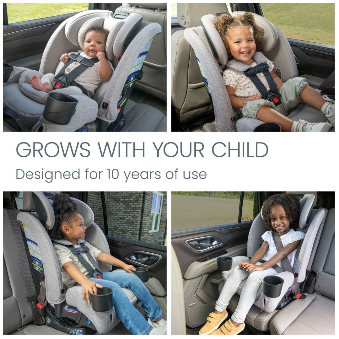 Britax One4Life® Slim All-in-One Convertible Car Seat for Infants to Toddlers - Safe, Comfortable & Space-Saving Design for Compact Cars and Family Travel