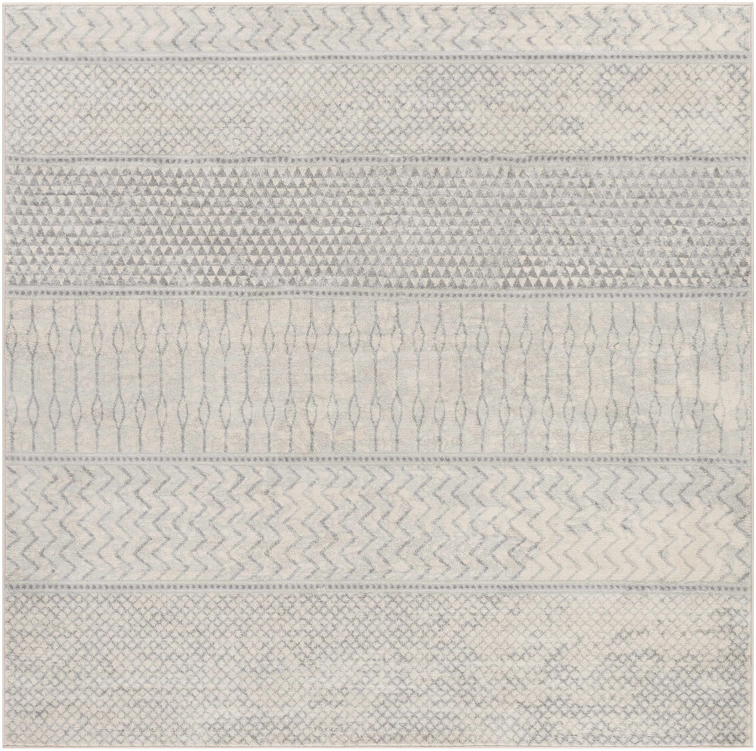 Hauteloom Nunda Modern Round Area Rug 6'7
