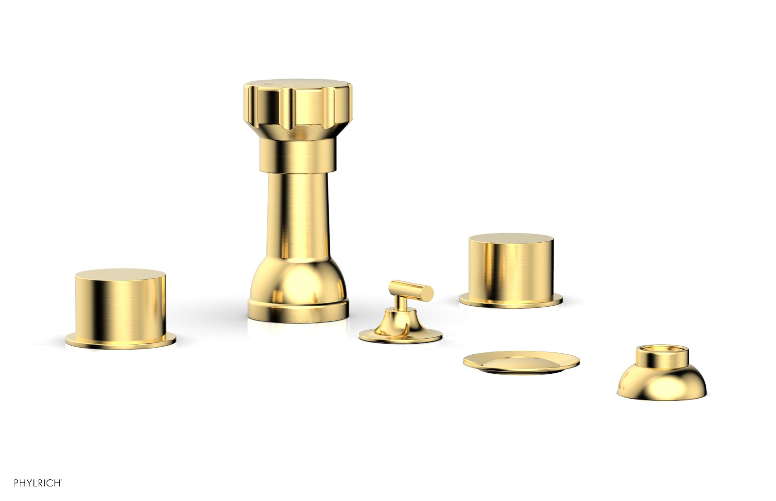 Premium BASIC II 4-Hole Bidet Faucet Set with Smooth Handles - 230 61 Series - Perfect for Modern Bathroom Upgrades & Hygienic Toilet Installations