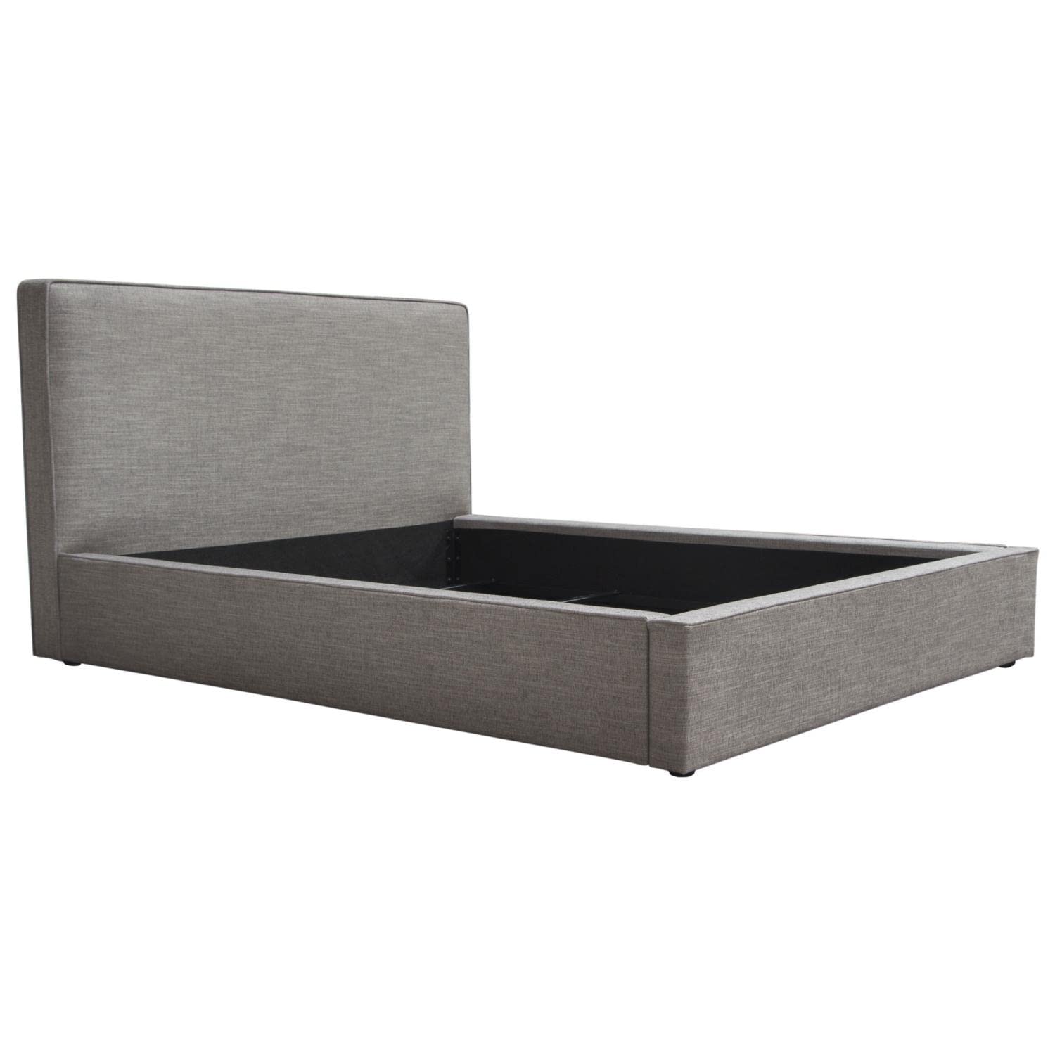 Luxury Diamond Sofa Queen Bed in Gray - 91