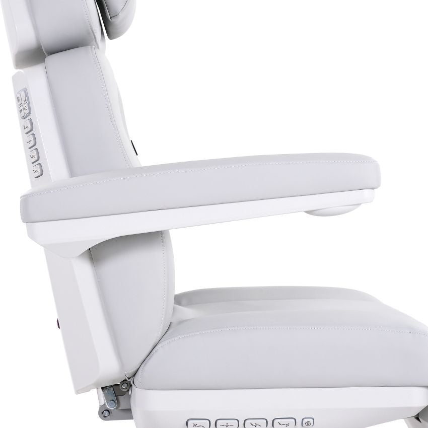 SilverFox 2246BN Electric 4-Motor Beauty Bed with Hand Remote & Position Memory - Professional Esthetician Massage Table for Spa, Salon, and Skin Care Treatments