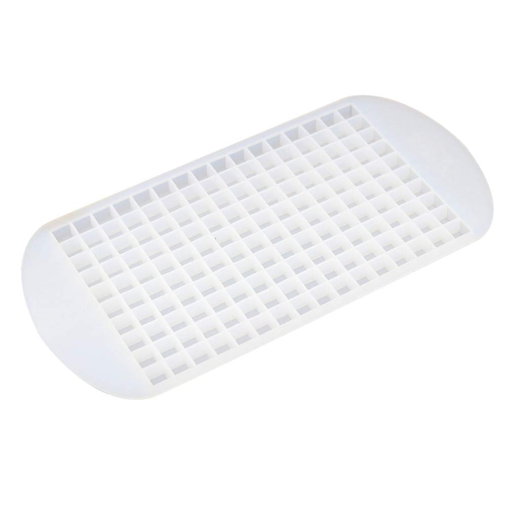160 Mini Small Ice Cube Tray - Silicone Ice Mold for Cocktails, Whiskey & Beverages - Perfect for Home Bar, Parties & Kitchen Use - BPA Free Flexible Frozen Cube Maker