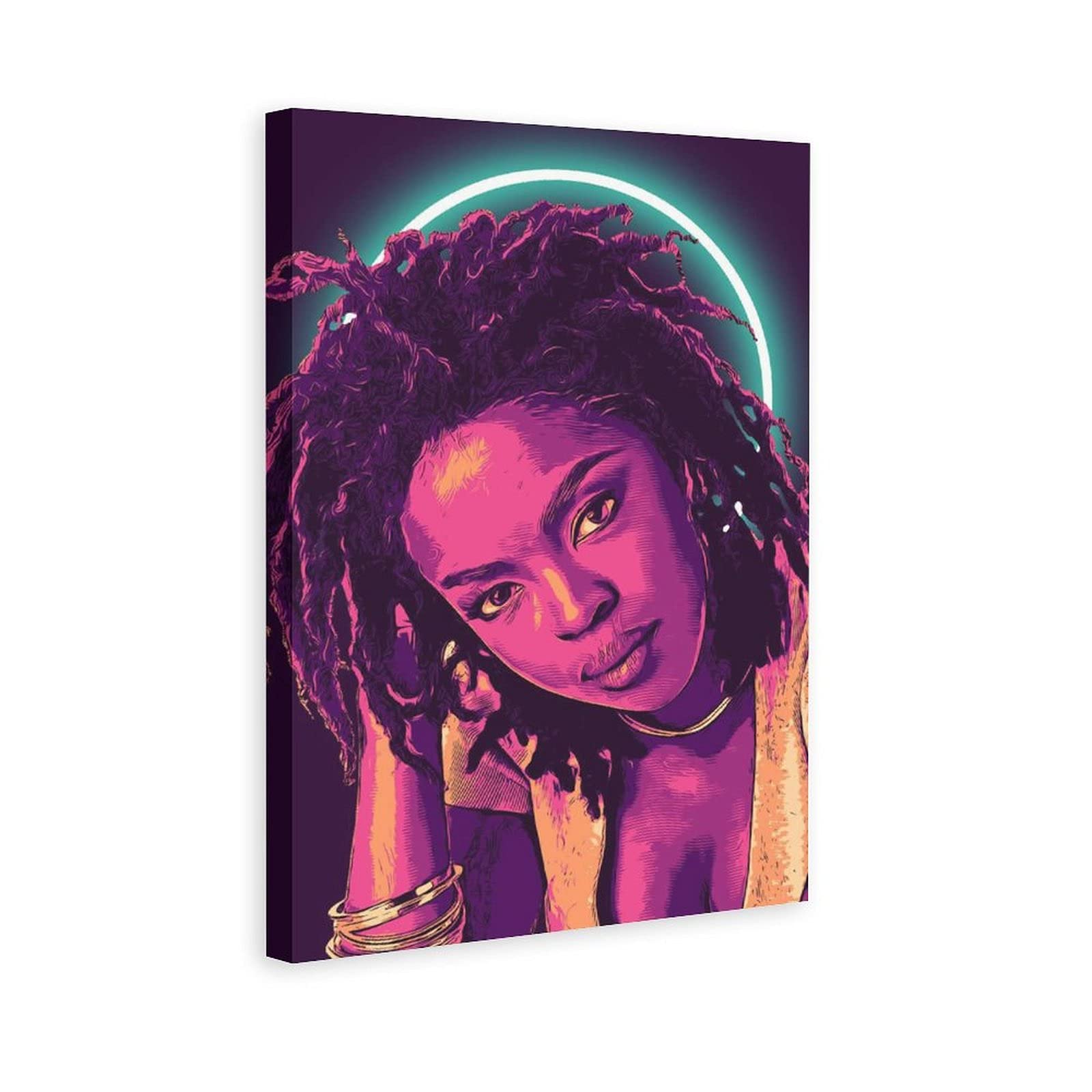 SINGER Lauryn Hill ACTRESS Canvas Poster - 12x18 Inches (30x45cm) Wall Art Decor Print for Living Room, Bedroom & Office - Perfect Gift for Music & Movie Fans - Home Decor, Housewarming & Birthday Present