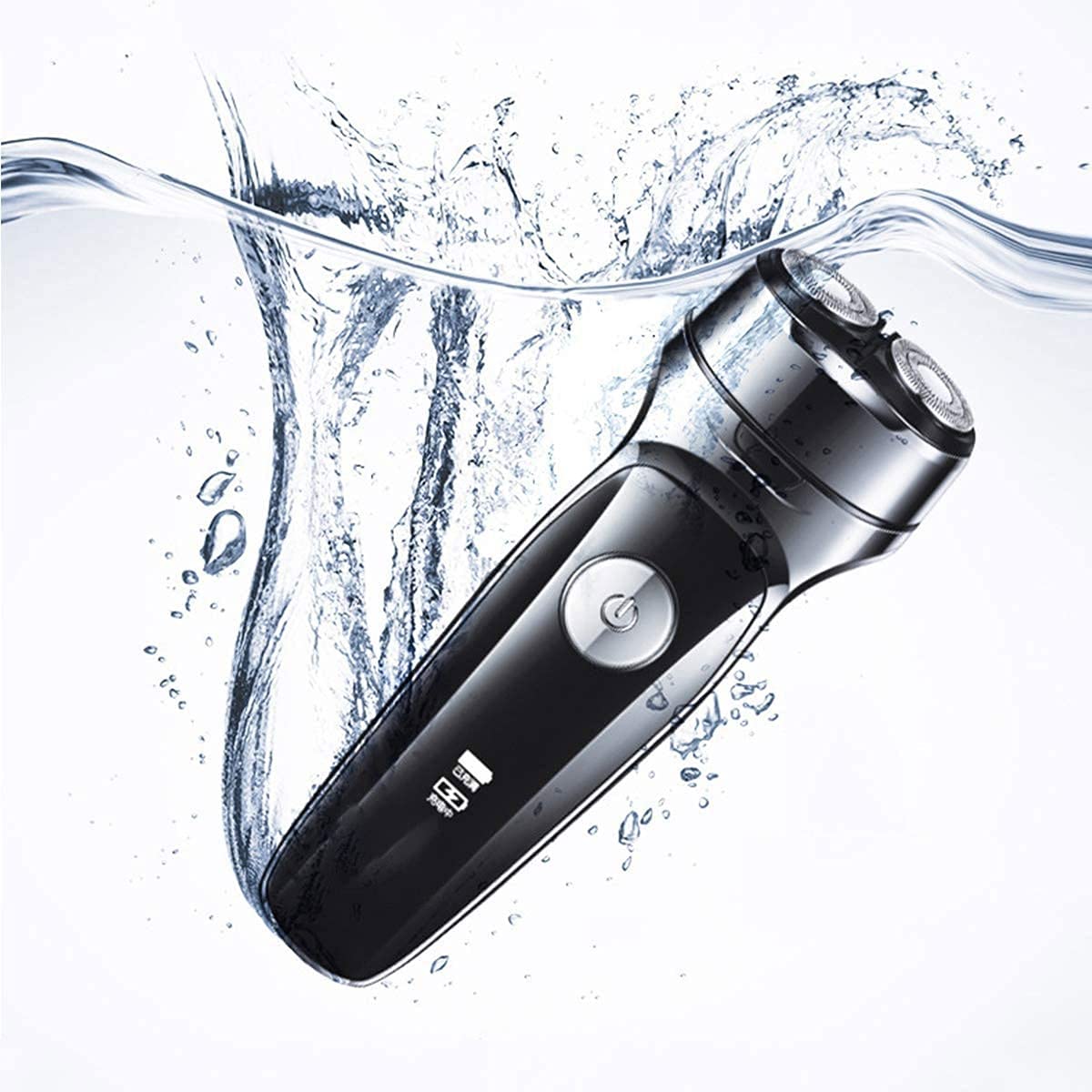 Best Electric Razor for Men - Wet & Dry Cordless Shaver with Pop-Up Trimmer | Waterproof Rechargeable Rotary Shaver | Perfect for Travel, Gym & Daily Shaving