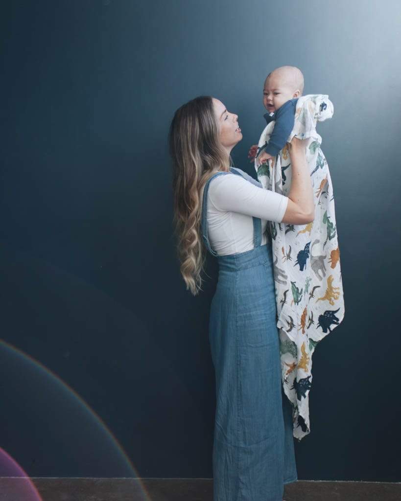 Little Unicorn Cotton Muslin Swaddle Blanket - Soft Baby Swaddles for Newborns | Perfect for Nursery, Travel & Photo Shoots