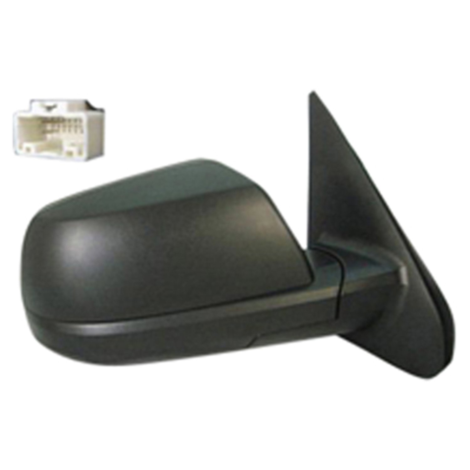 Sherman Replacement Passenger Side Mirror Compatible with Toyota Tundra - TO1321252 - Durable Exterior Rear View Mirror for Safe Driving & Parking Assistance