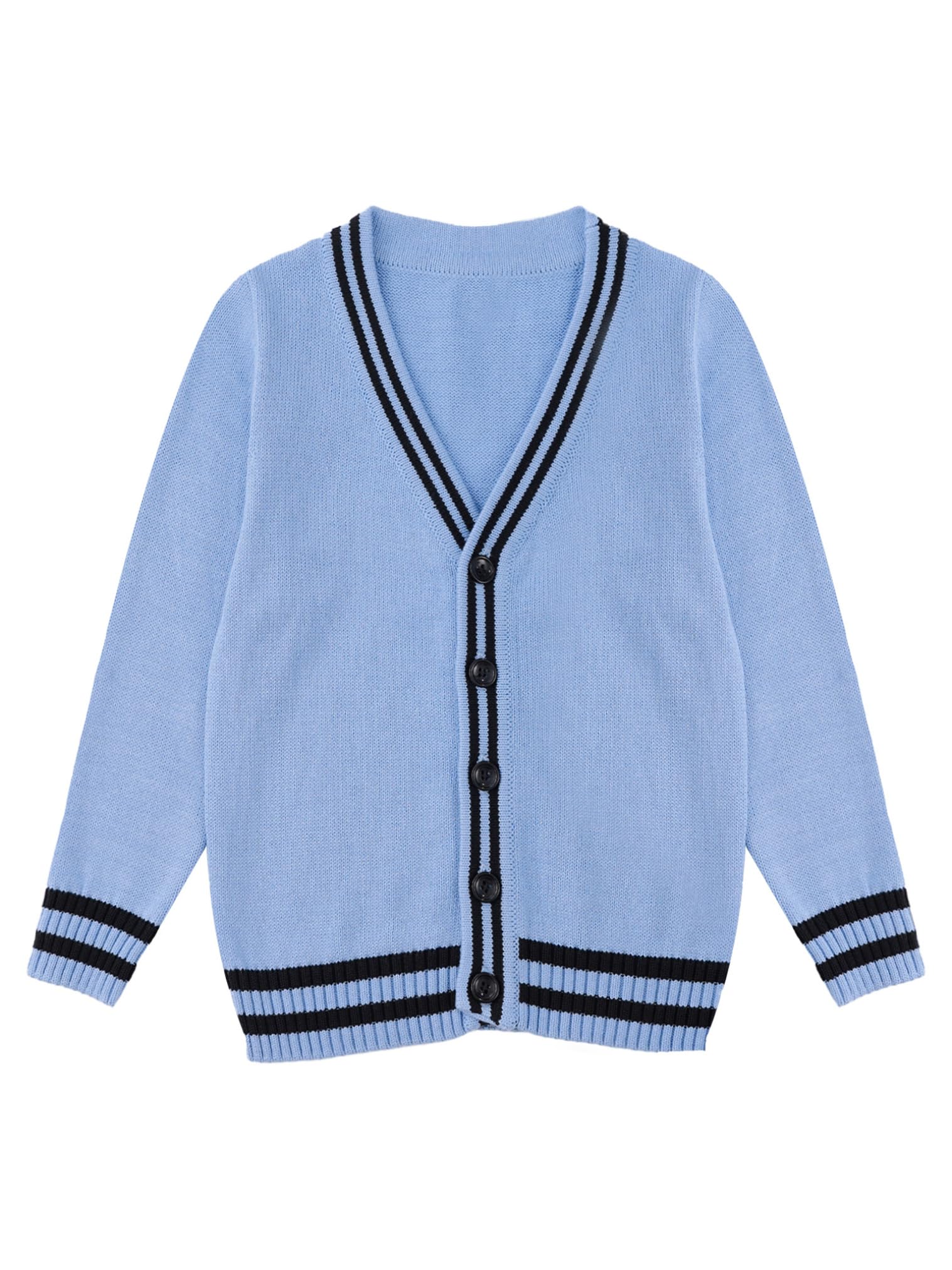 Boys School Cardigan Sweater - V Neck Knit Jumper for Kids | School Uniform & Casual Wear