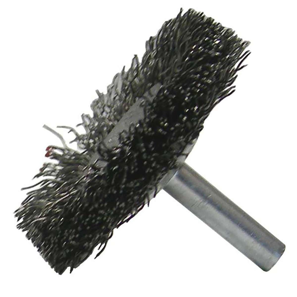 Weiler Steel Wheel Brush - 0.008 in Bristle Diameter with Shank Attachment - 3 in Outside Diameter (Model 17915) - Perfect for Metal Cleaning, Rust Removal & Surface Preparation [Price per Wheel]