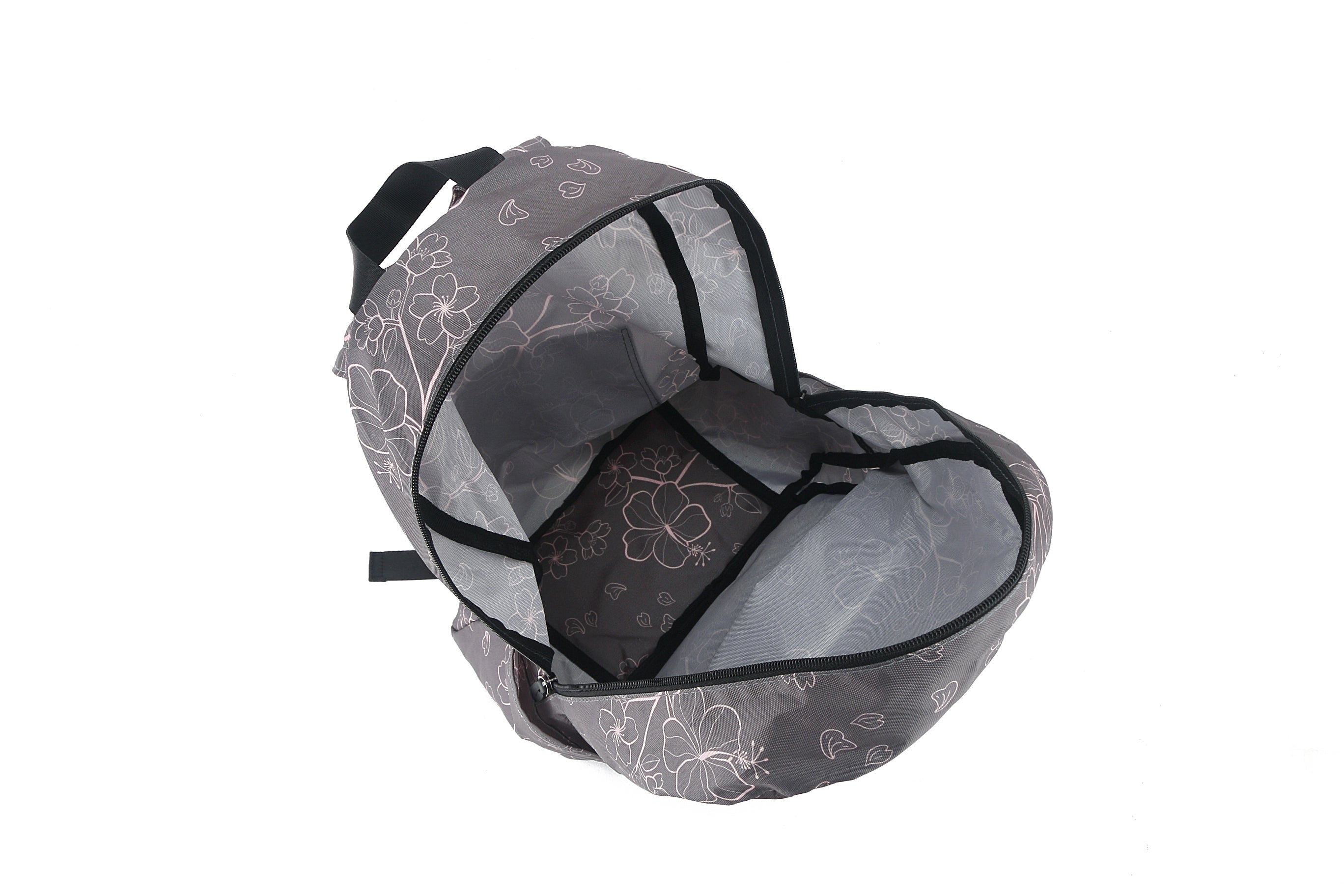 Melanie Sakura Grey Backpack - Stylish & Durable School, Travel & Work Bag for Women & Girls