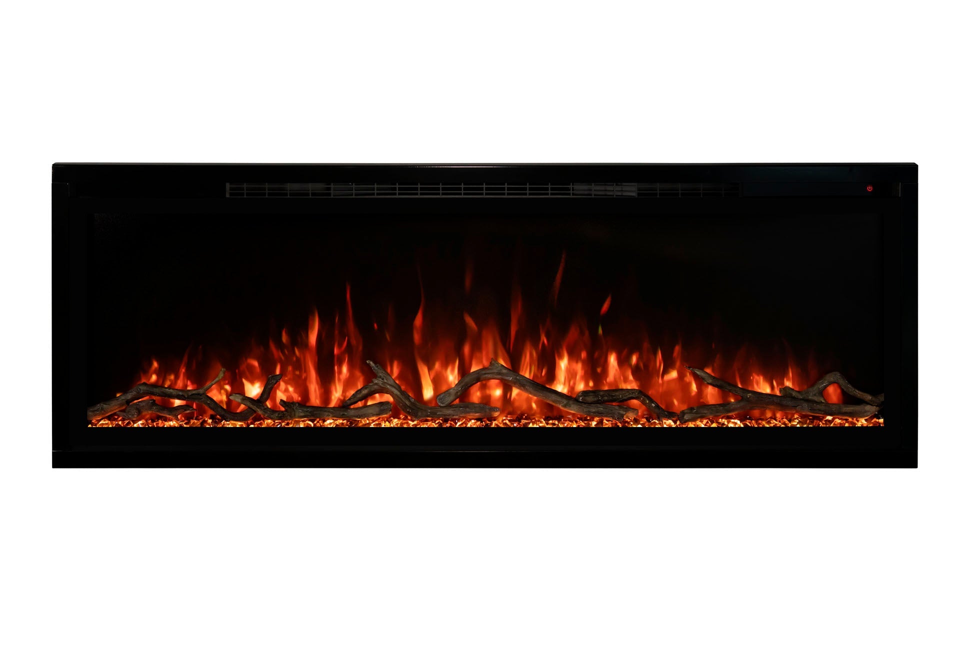 Modern Flames Spectrum Slimline 60-Inch Wall Mount or Recessed Linear Electric Fireplace - Perfect for Living Room, Bedroom & Office Heating & Decor