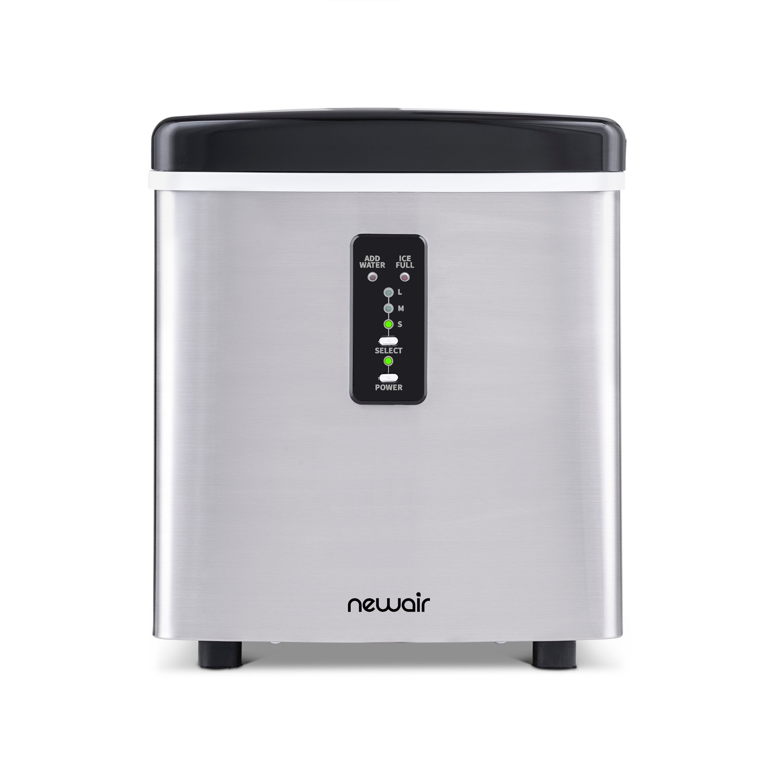Newair® Countertop Ice Maker - 28 lbs/Day, Bullet Ice Machine for Home, Office, Bar & Parties | Fast & Portable Ice Cube Maker for Cocktails, Beverages & Outdoor Events