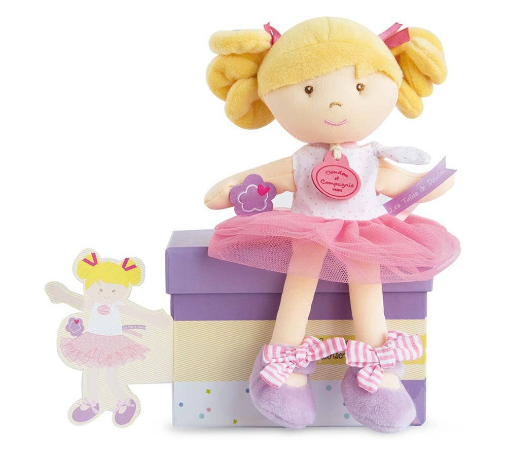 Little Ballerinas Plush Stuffed Animal Toy - Soft & Cuddly Ballet Dancer Doll for Kids - Perfect Gift for Birthday, Christmas & Dance Lovers - Great for Playtime, Nursery Decor & Themed Parties
