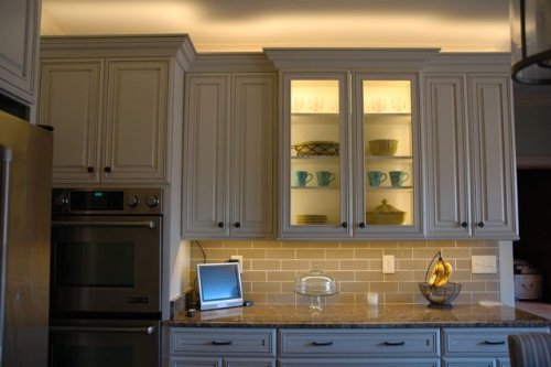 Designer Series LED Light Panels - 10 Inch Warm White 3000K Under Cabinet Lighting Kit with Dimmer & Power Supply (3 Panels) - Perfect for Kitchen, Display Case, and Shelf Illumination