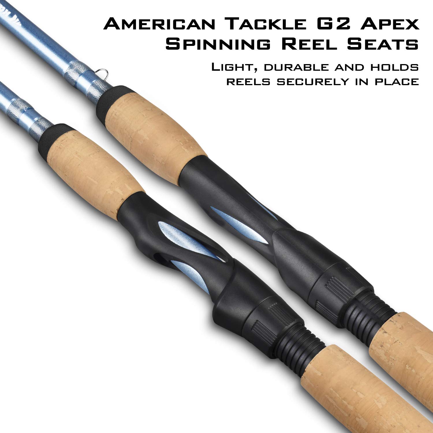 KastKing Estuary Inshore Saltwater Fishing Rods - Spinning & Casting Rods with American Tackle Microwave Air Guides, IM7 Toray Carbon Blanks, Nano Resin Tech, AAA Cork Handles - Perfect for Surf Fishing, Pier Fishing & Boat Fishing