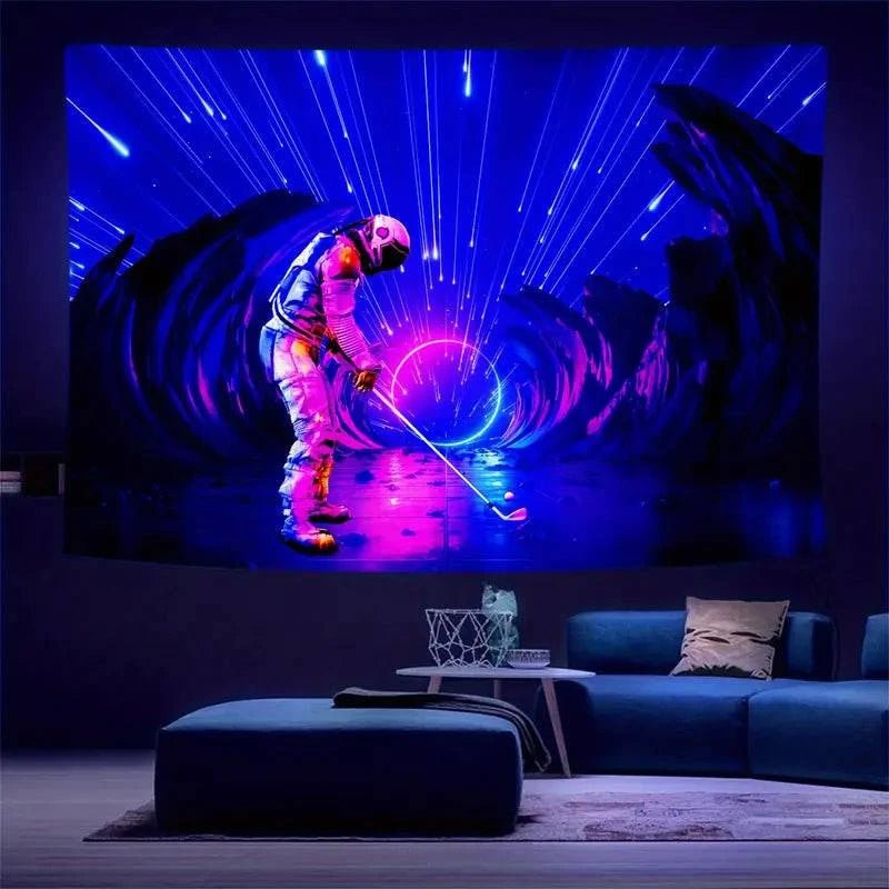 Astronaut Space Golf - Premium Mini Golf Set for Kids & Adults - Fun Indoor/Outdoor Space-Themed Game for Birthday Parties, Backyard Play & STEM Learning