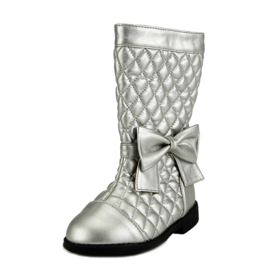 The Doll Maker Quilted Tall Boots for Women - Stylish Winter Ankle Boots with Warm Fleece Lining | Perfect for Cold Weather, Snow Days & Fashion Outfits