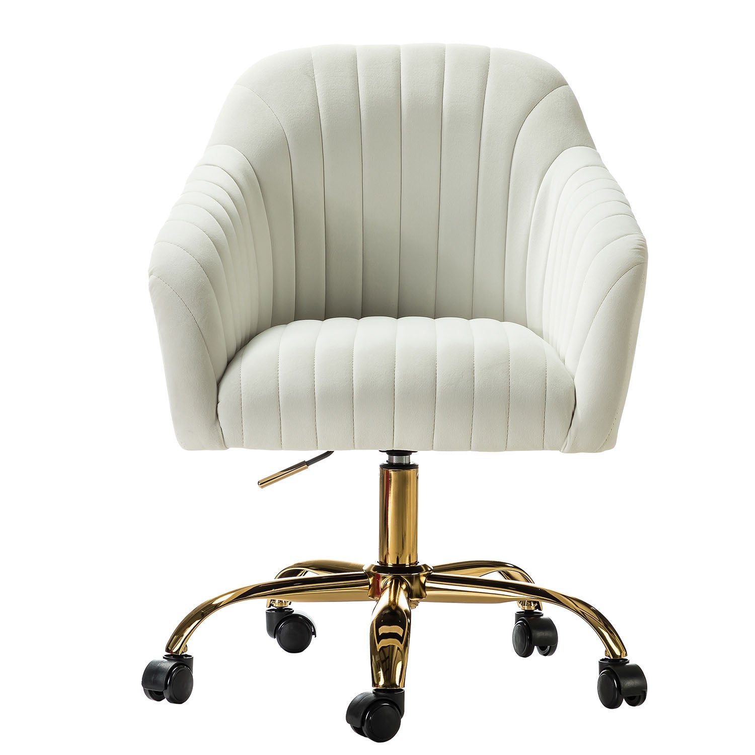 Luxury Velvet Office Chair - Ergonomic Desk Chair with Adjustable Height for Home & Workspace - Perfect for Remote Work, Gaming & Study