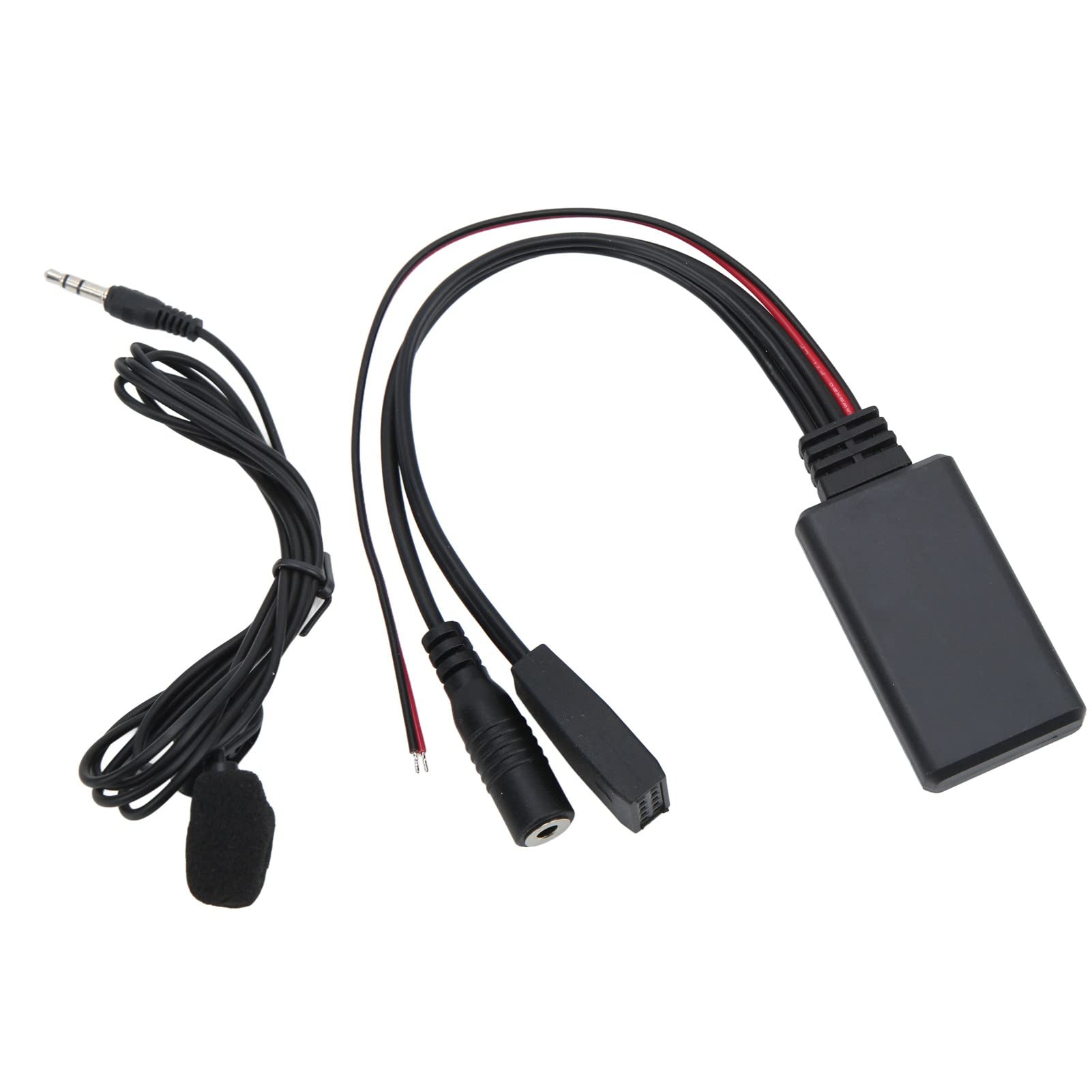 Bluetooth 5.0 Aux Adapter with Microphone - 10 Pin Car Audio Receiver for BMW E46 M3 (1999-2006) | Wireless Music Streaming & Hands-Free Calling for Older Vehicles