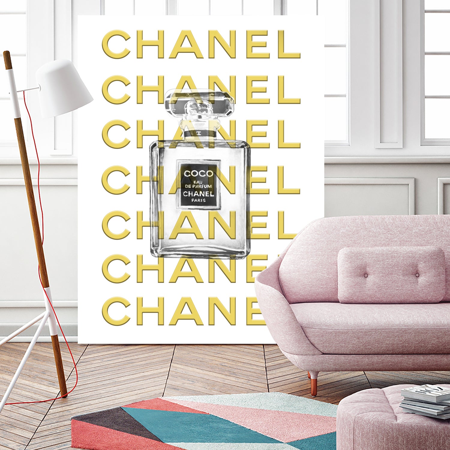 Chanel Perfume Fashion Poster - Elegant Fragrance Wall Art for Home & Office Decor