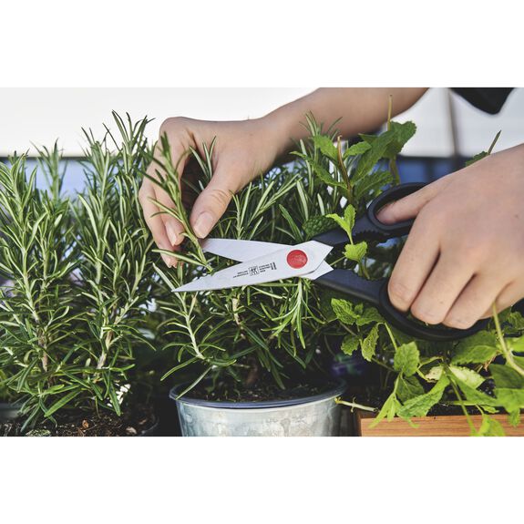 ZWILLING Twin L 7 Multi-Purpose Kitchen Scissors with Bottle Opener - Heavy Duty Stainless Steel Food Shears for Cutting Herbs, Poultry, Fish - Perfect for Cooking, Meal Prep & DIY Projects (Model 41370-001)