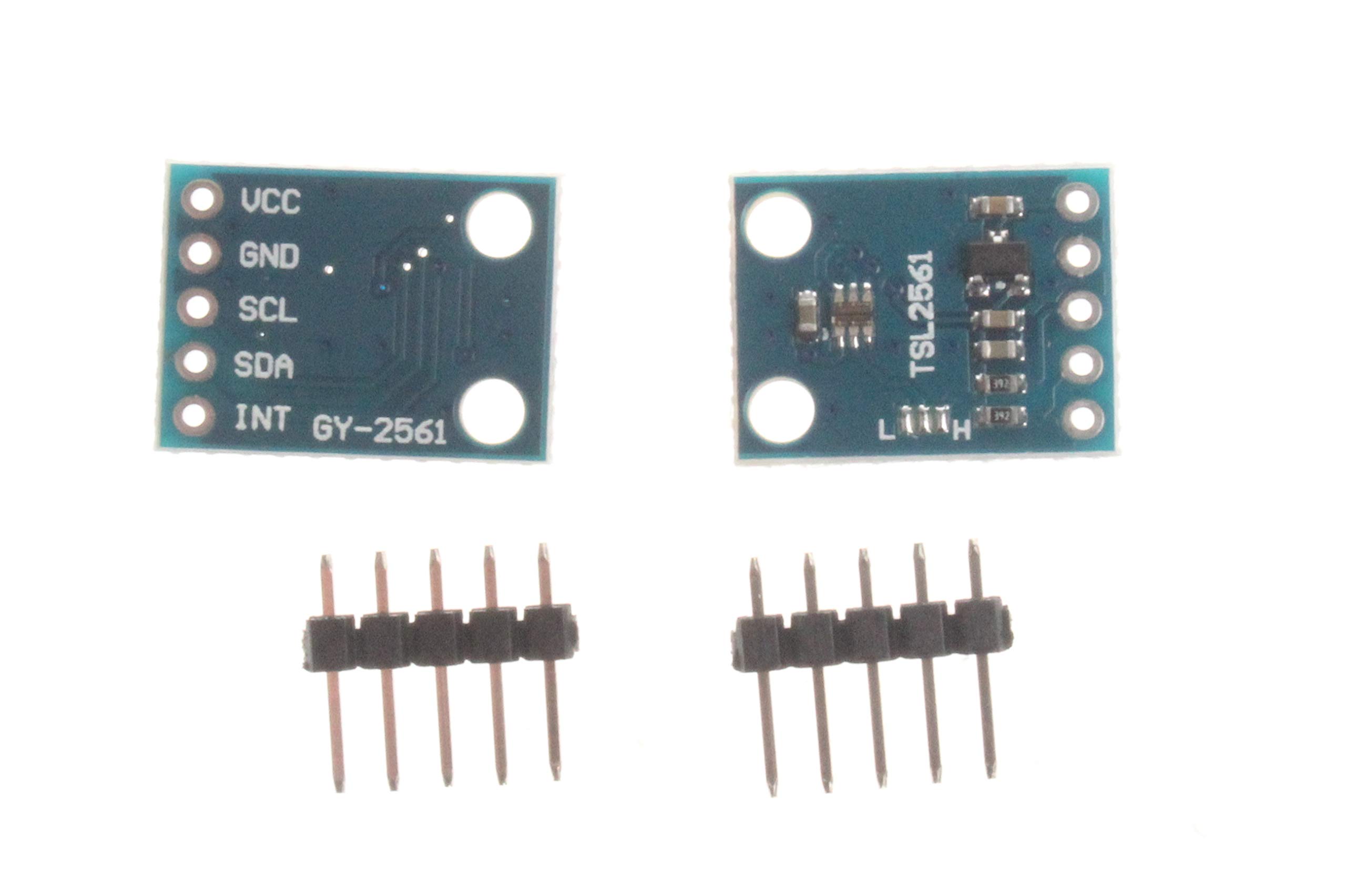 NOYITO TSL2561 Digital Light Sensor Module - High Precision Luminosity Detection Breakout Board (2-Pack) for Arduino, Raspberry Pi - Perfect for Ambient Light Monitoring, Smart Home Automation & IoT Projects