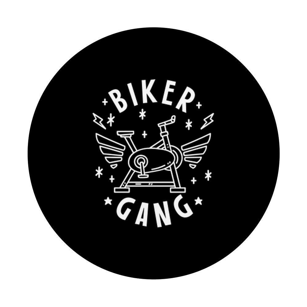 Biker Gang Design PopSockets Grip & Stand for iPhone, Samsung & Tablets - Perfect for Spin Class, Gym & Outdoor Activities