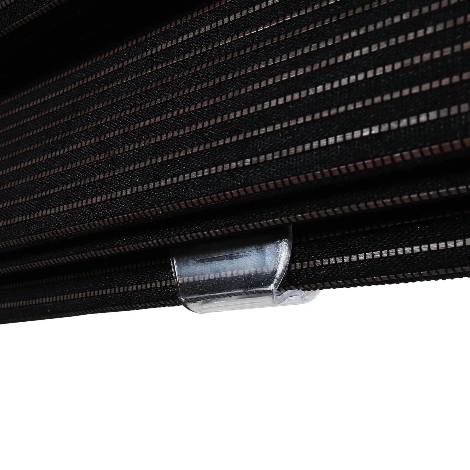 Natural Flax Bamboo Woven Window Shade - Chocolate Brown | Eco-Friendly Roman Shades for Living Room, Bedroom & Office Decor