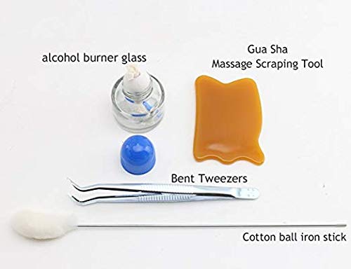 Professional 12-Piece Thick Glass Cupping Therapy Set - 5 Sizes (#2-#5) for Deep Tissue Massage & Pain Relief - Includes 2x5