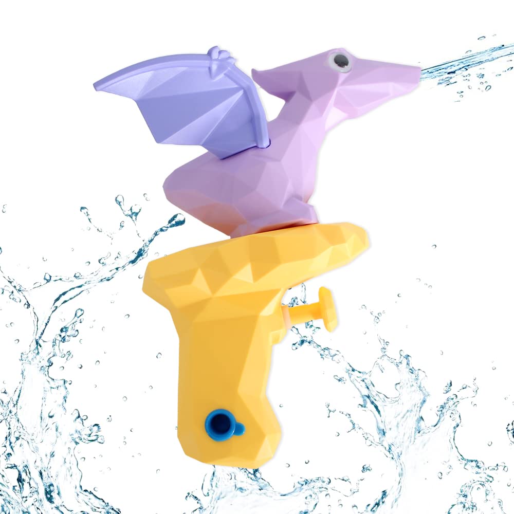 MerryJoy Water Guns for Adults & Kids - Dinosaur Squirt Guns, Outdoor Pool & Beach Water Toys for Summer Fun - Perfect for Water Fights, Backyard Play, and Beach Parties (Boys & Girls)