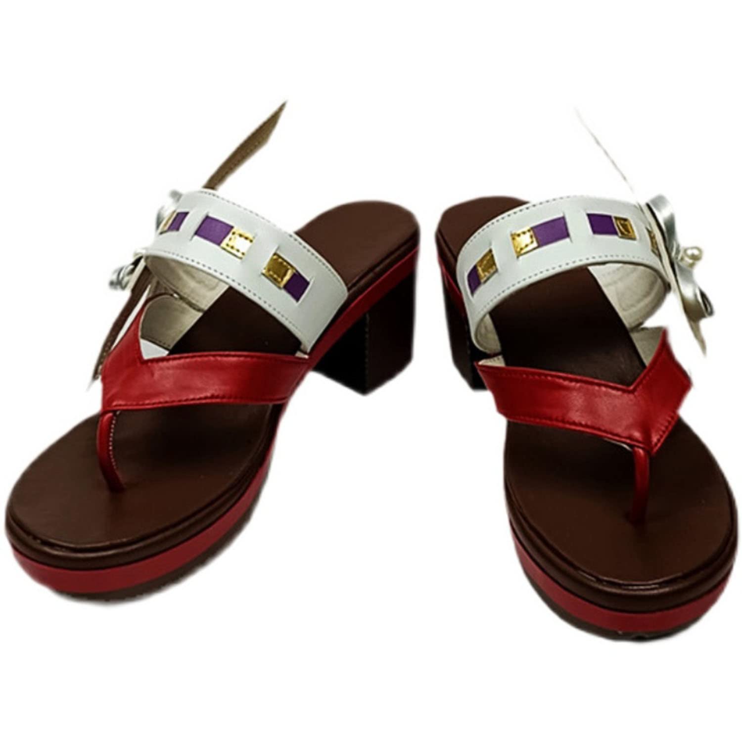 Yae Miko Genshin Impact Cosplay Shoes - Anime Character Boots for Comic Con, Stage Shows & Game Events | Perfect for Cosplay Costumes, Themed Parties & Video Game Conventions