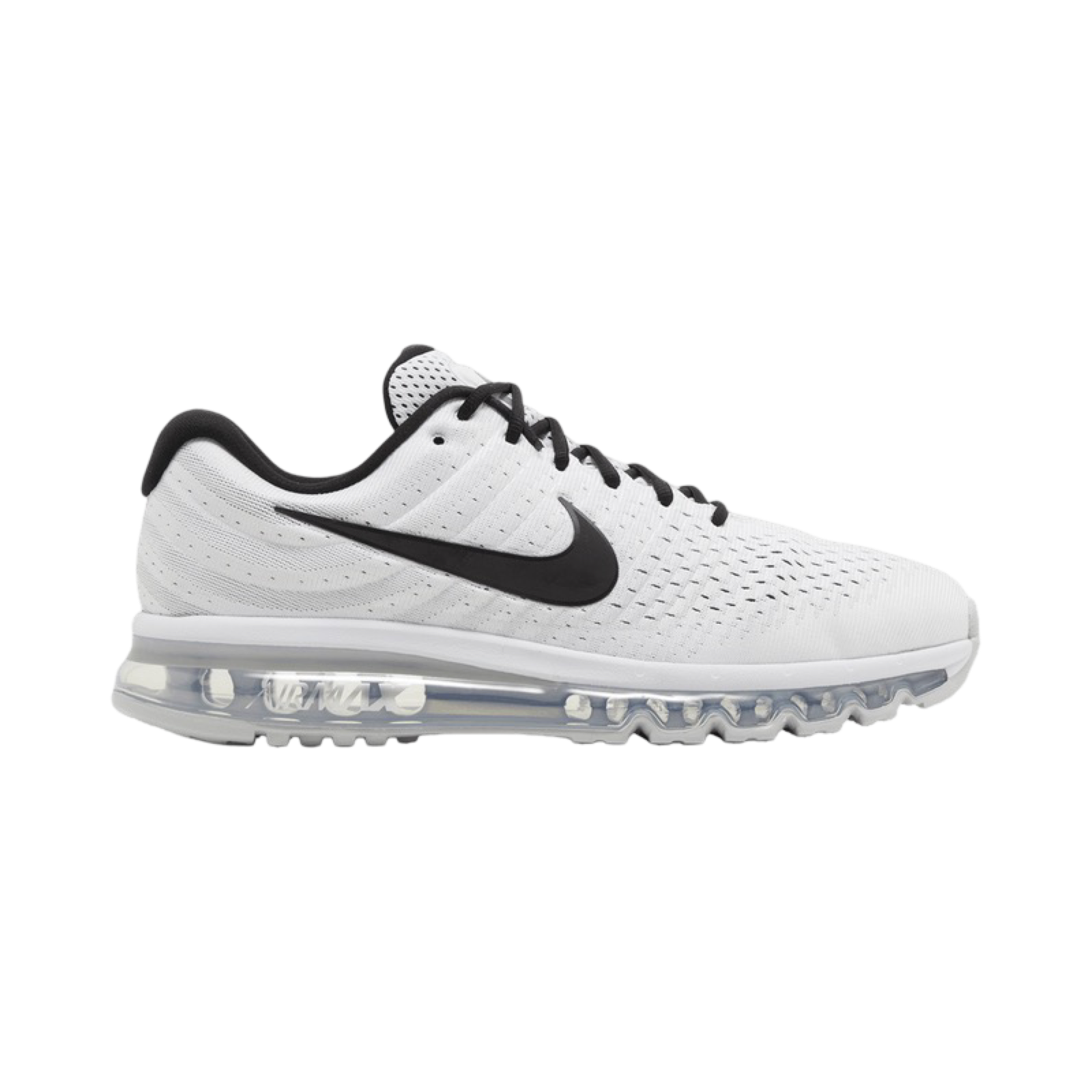 Nike Air Max 2017 Running Shoes for Men - White Black Pure Platinum - Lightweight Cushioned Sneakers for Jogging, Gym & Everyday Wear