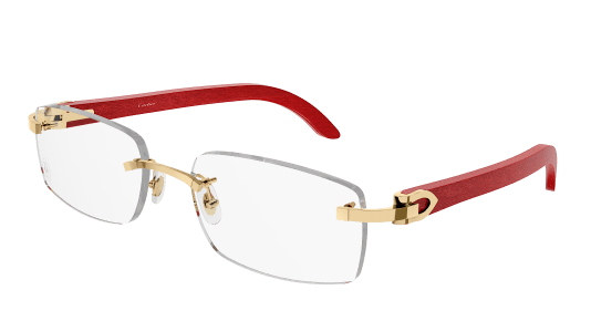 Cartier CT0052O 006 53mm Unisex Optical Glasses Frames - Classic Luxury Eyewear for Men & Women | Perfect for Office, Reading & Everyday Wear