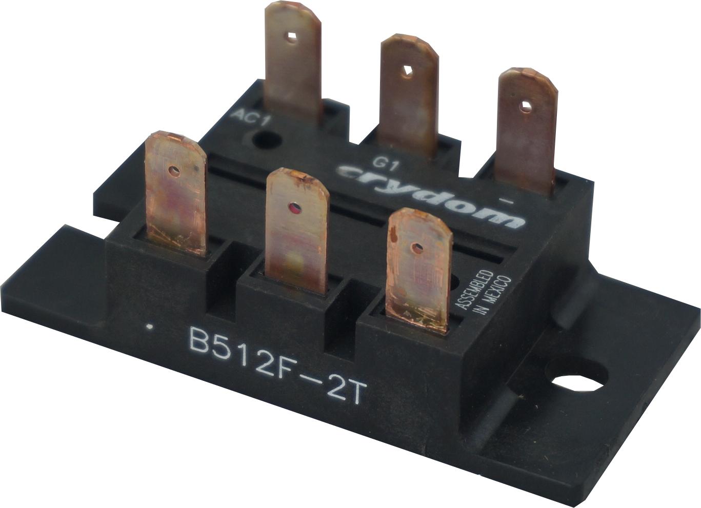 B512F 2T Single Phase Half Controlled Rectifier Bridge - 25A 240VAC - Power Conversion for Industrial Equipment, Motor Drives & AC/DC Applications