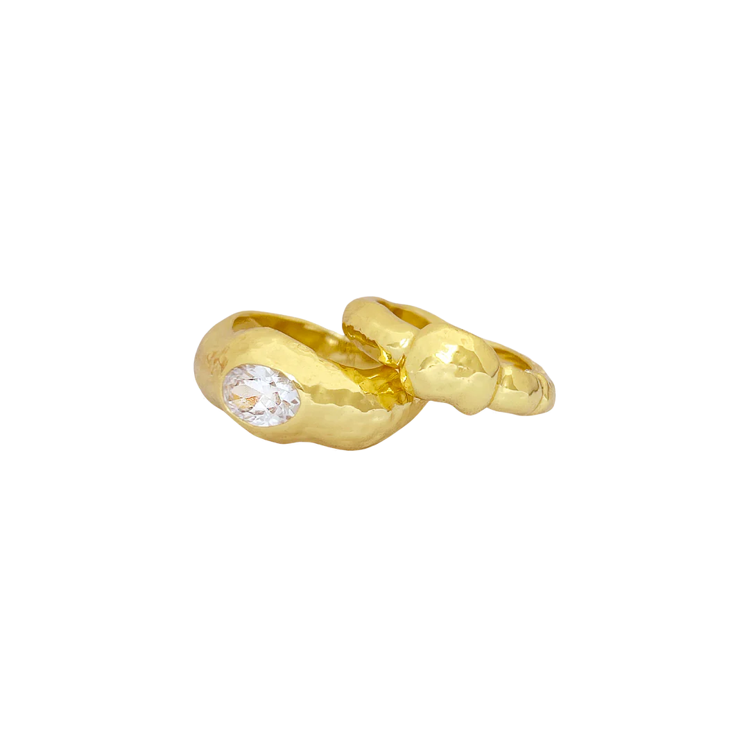 BLEECKER RING | 14K Gold Plated Women's Fashion Ring - Perfect for Weddings, Parties & Everyday Elegance