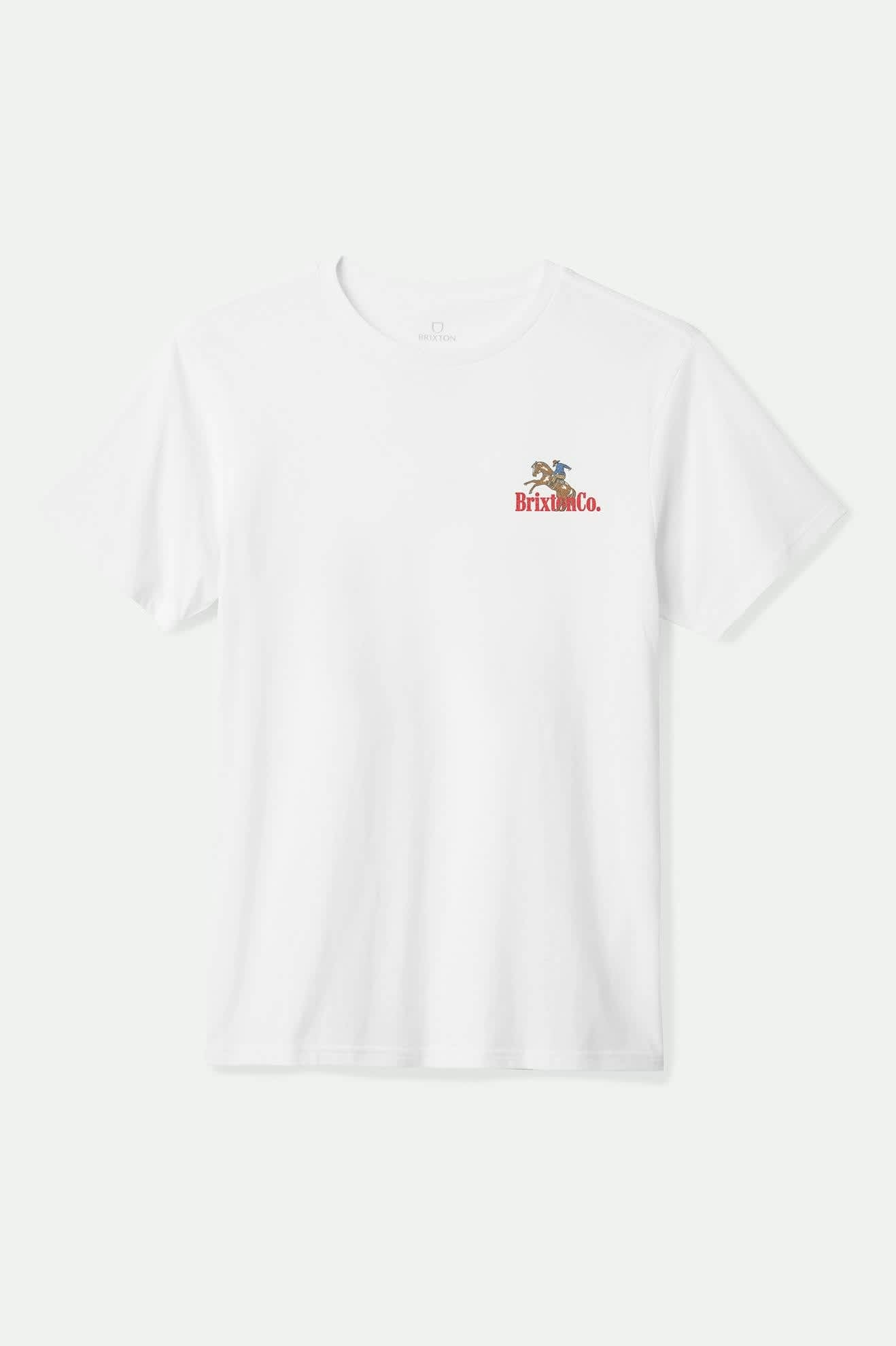 Inwood Short Sleeve Standard T-Shirt for Men - Premium Cotton Crew Neck Tee - White - Casual Wear & Everyday Outfits
