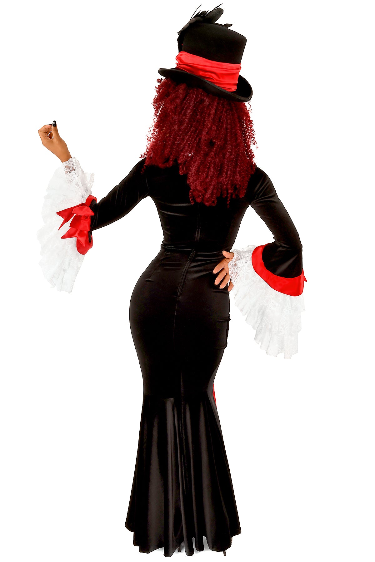 Nosferatu Gown - Gothic Vampire Costume for Halloween & Cosplay - Elegant Long Sleeve Dress for Women