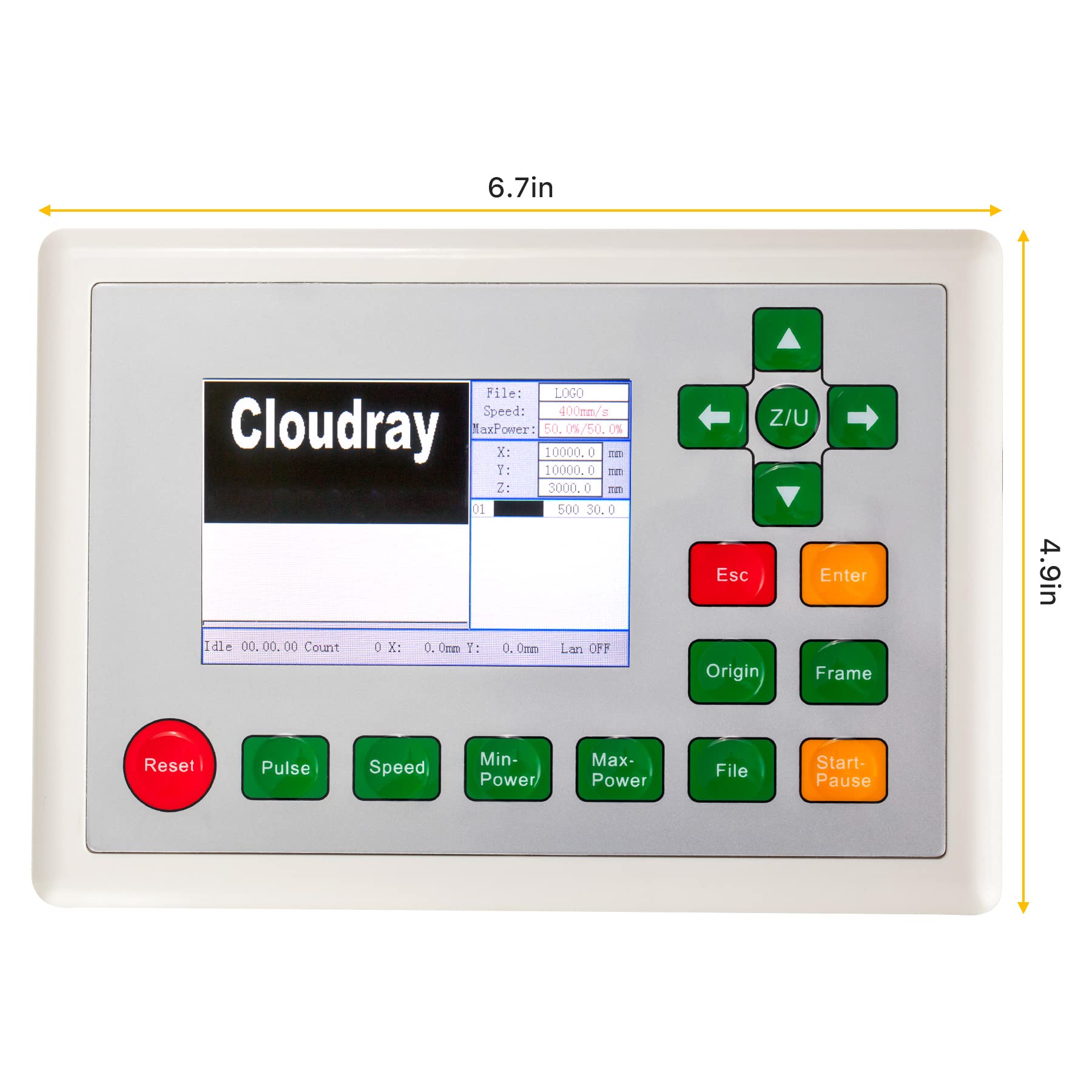 Ruida 6442S Control Panel Replacement for 6442S/6442G CO2 Laser Engraver & Cutting Machine - Perfect for DIY Projects, Sign Making, and Industrial Fabrication