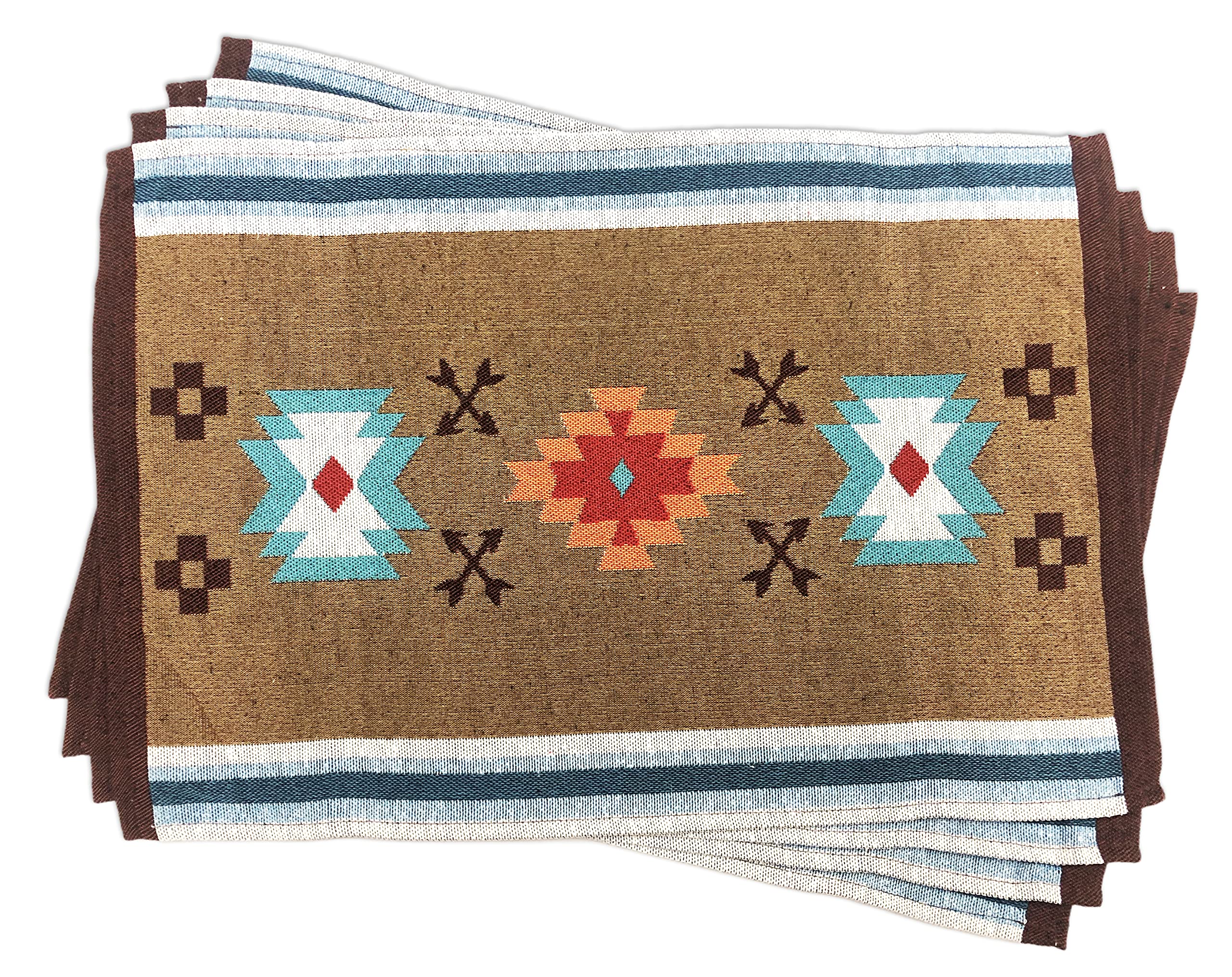 Authentic Native American Woven Placemats Set of 4 - 13