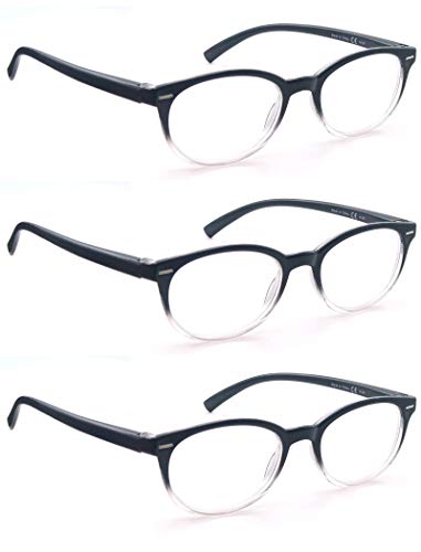 3 Pairs of Reading Glasses in Black